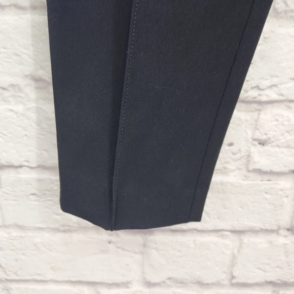 Vince Camuto Black Side Zip Front Pleated Pants Size 12 - Picture 7 of 13